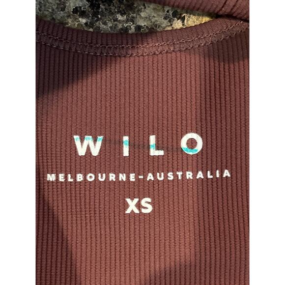 Wilo Brown XS Sports Bra Micro Ribbed - Picture 3 of 6